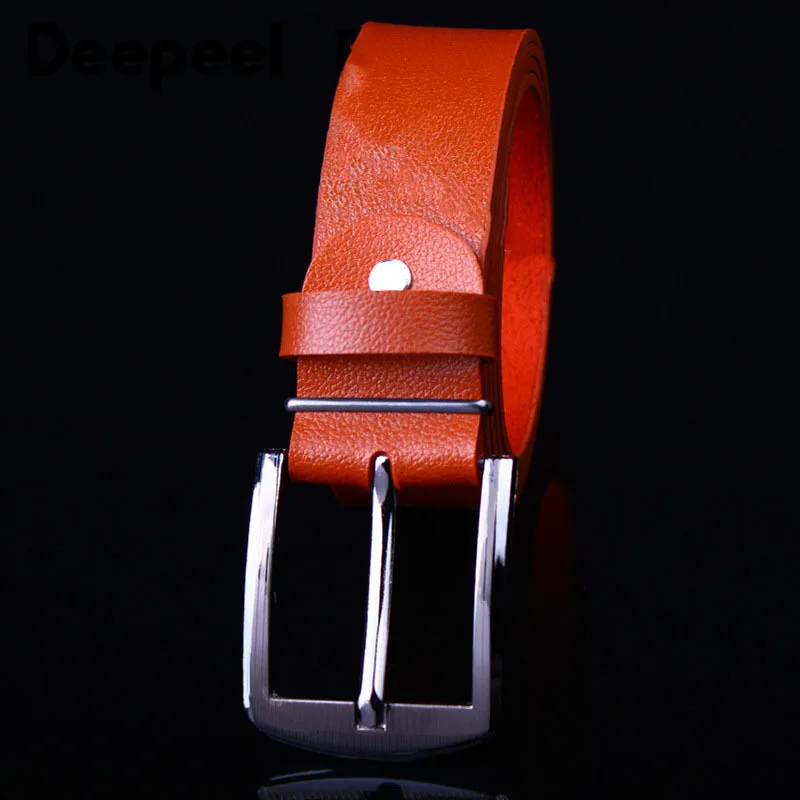 Deepeel 2 шт. 4*100 см Мужской винтажный ремень с пряжкой кожаный Пряжка из сплава