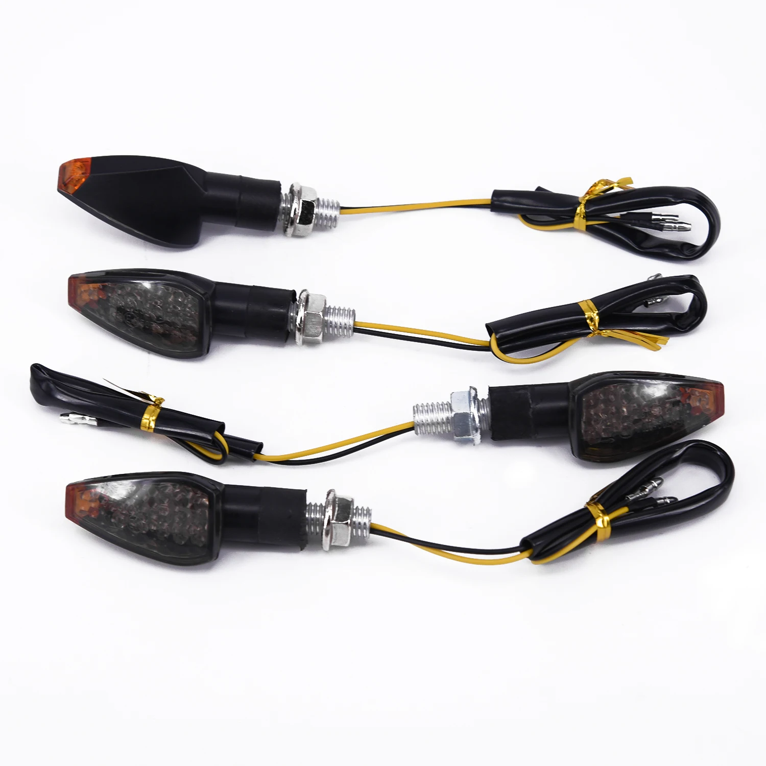 4 шт. Универсальный 15 Светодиодный индикатор поворота мотоцикла светильник