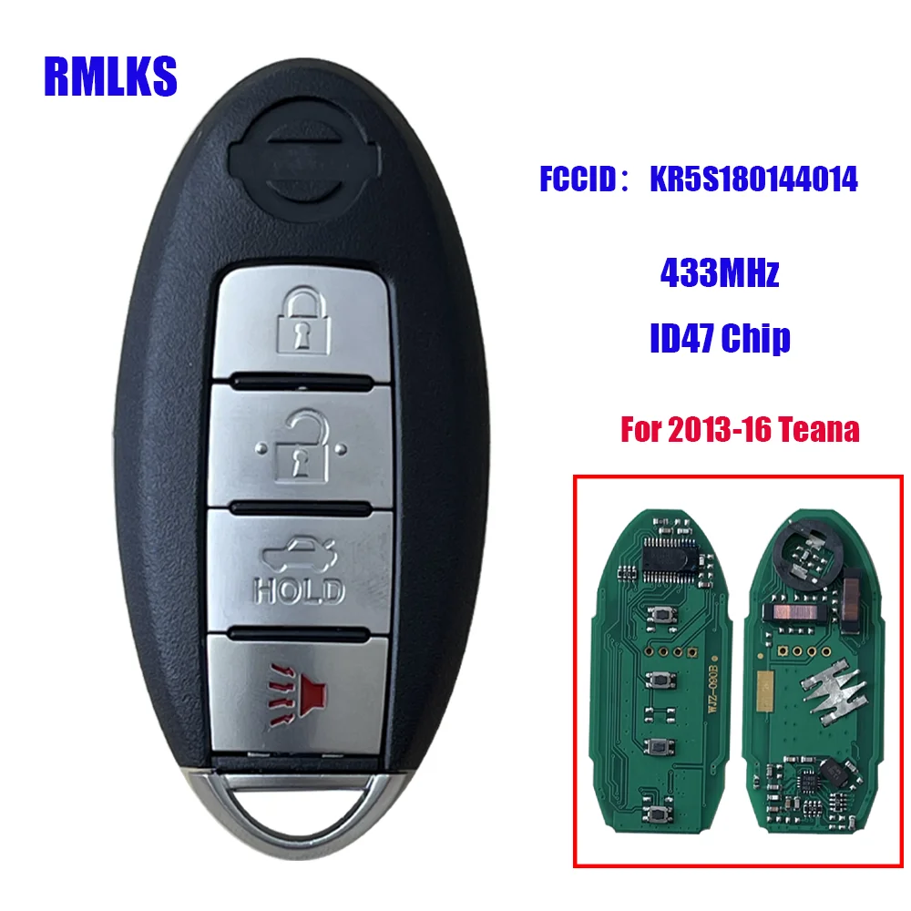 Умный дистанционный Автомобильный ключ для Nissan Altima Maxima Murano 2007 2008 2009 2010 2011 2012 2013 2014