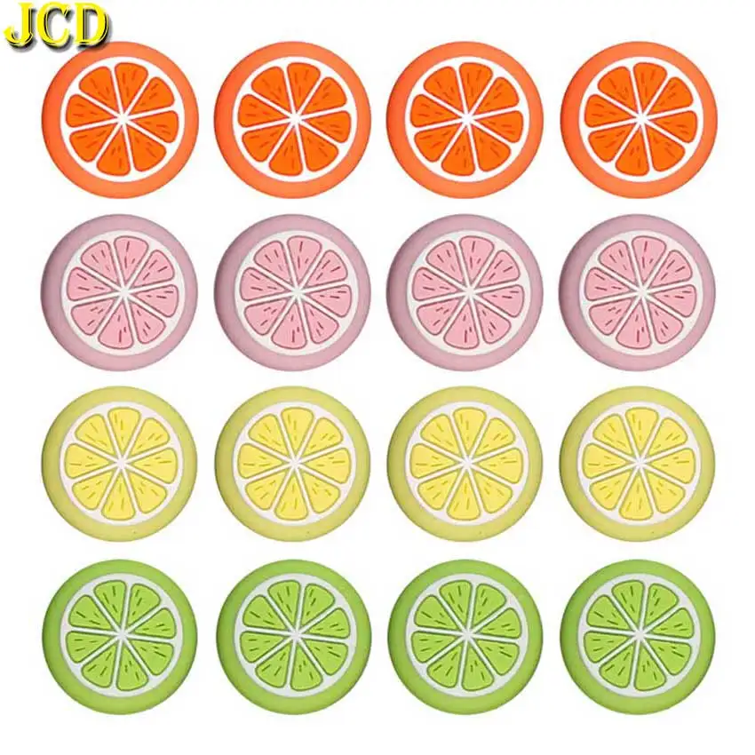 

JCD 4PCS Cherry Fruit Thumb Stick Grip Cap Joystick Cover For Nintend Switch NS Lite Joy-Con Controller Joycon Thumbstick Case
