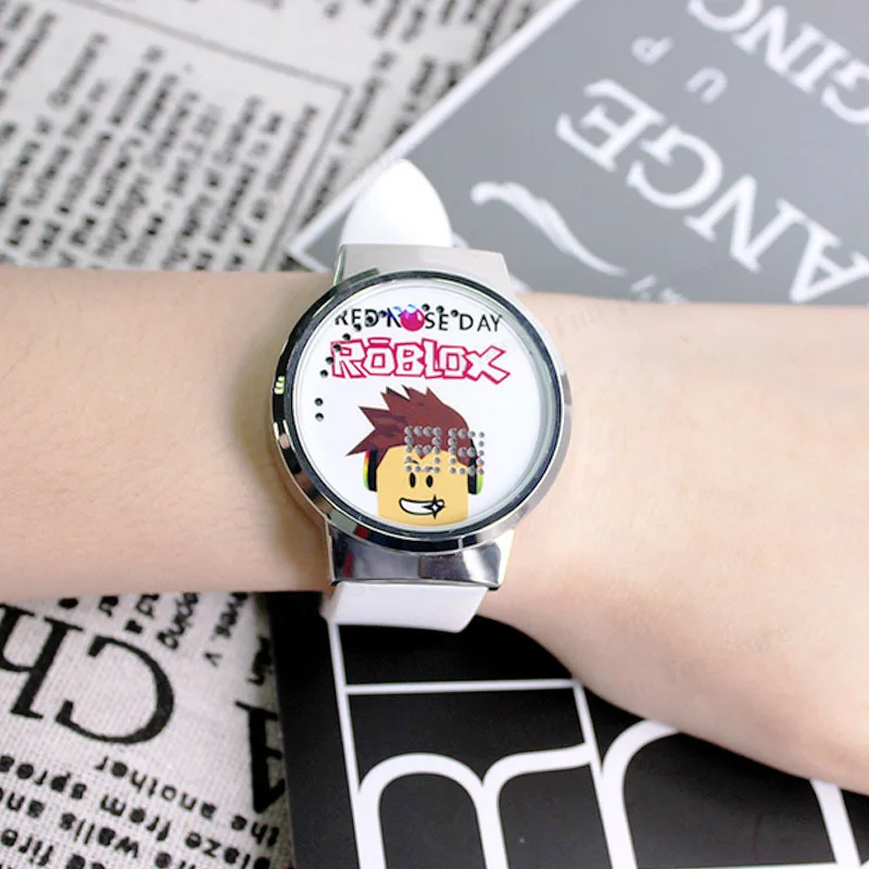 

Roblox Digital Wristwatches Game LED touch screen waterproof sports Electronic Watch Cool Boys Child Birthday Present toy decor