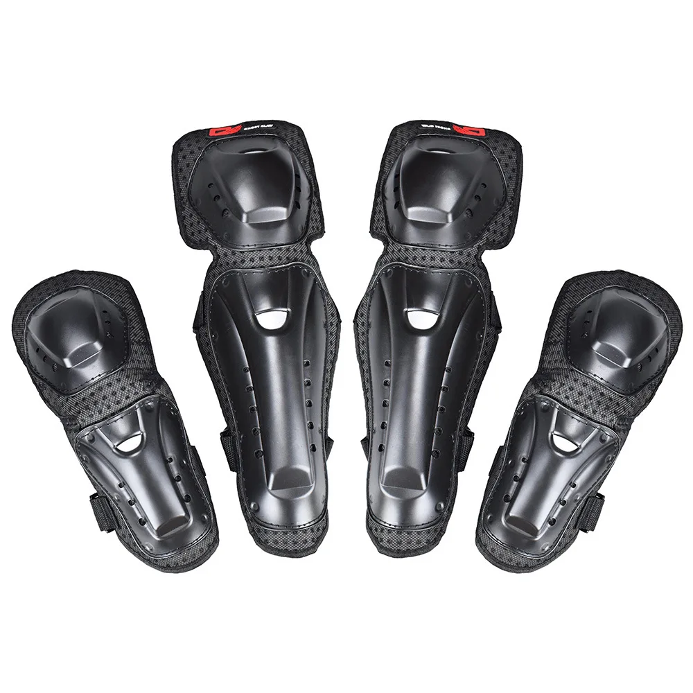Knee Elbow Pads GHOST RACING мотоциклетная куртка для мотокросса по бездорожью Защитное снаряжение безопасность тела Броня мото гоночная куртка MTB перчатки наколенники - Цвет: Knee Elbow Pads