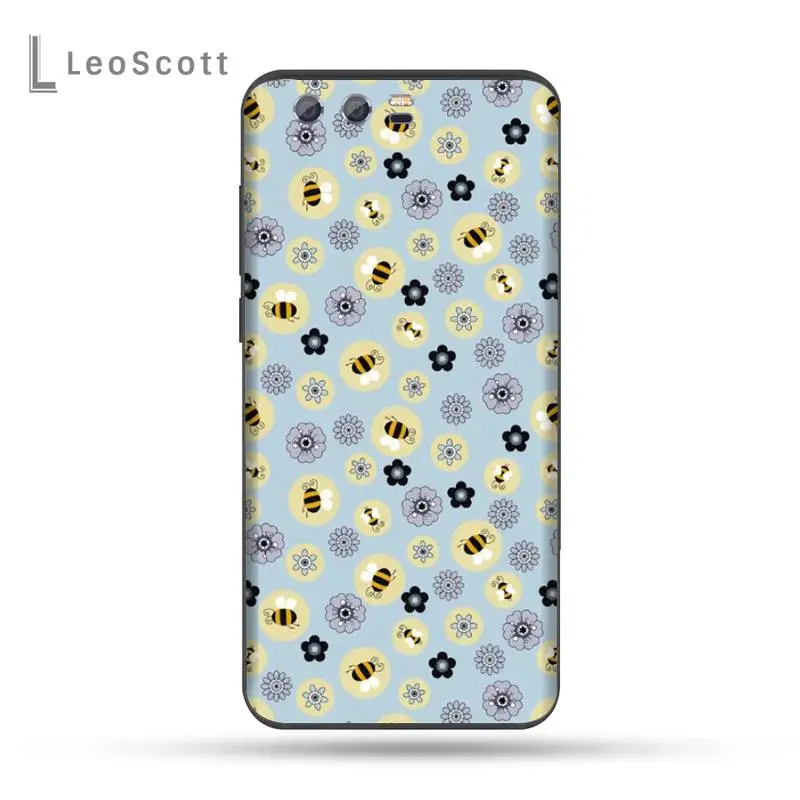 

bee cute yellow small Phone Case For Huawei Honor view 7a5.45inch 7c5.7inch 8x 8a 8c 9 9x 10 20 10i 20i lite pro