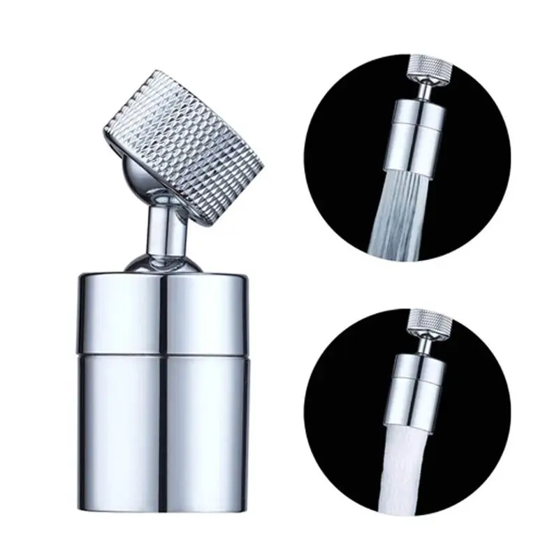 Кухня Раковина аэратор твердая латунь большой угол поворотный кран 2 функции 1 8 gpm