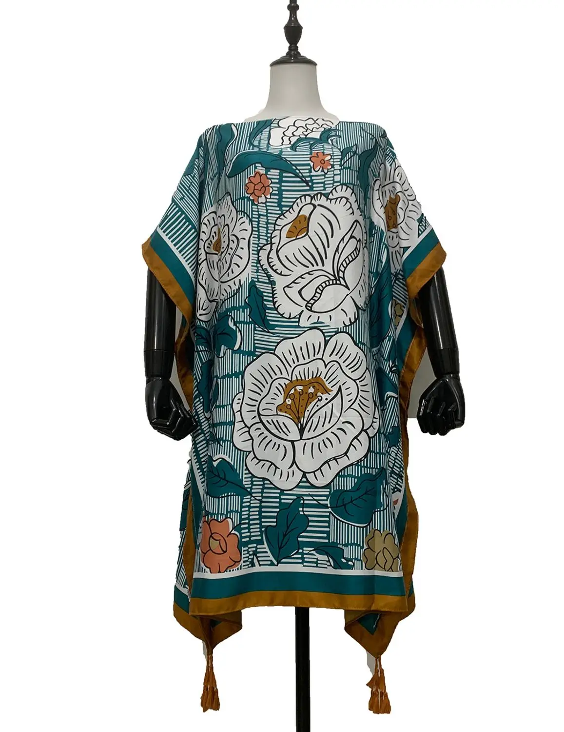 2021 Новая мода с цветочным принтом из хлопка блузка для женщин Таиланд Популярные