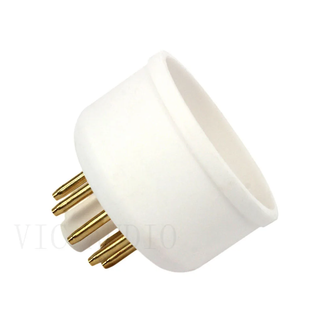 2 шт. HIFI аксессуары для усилителей 8 контактов электронная трубка База