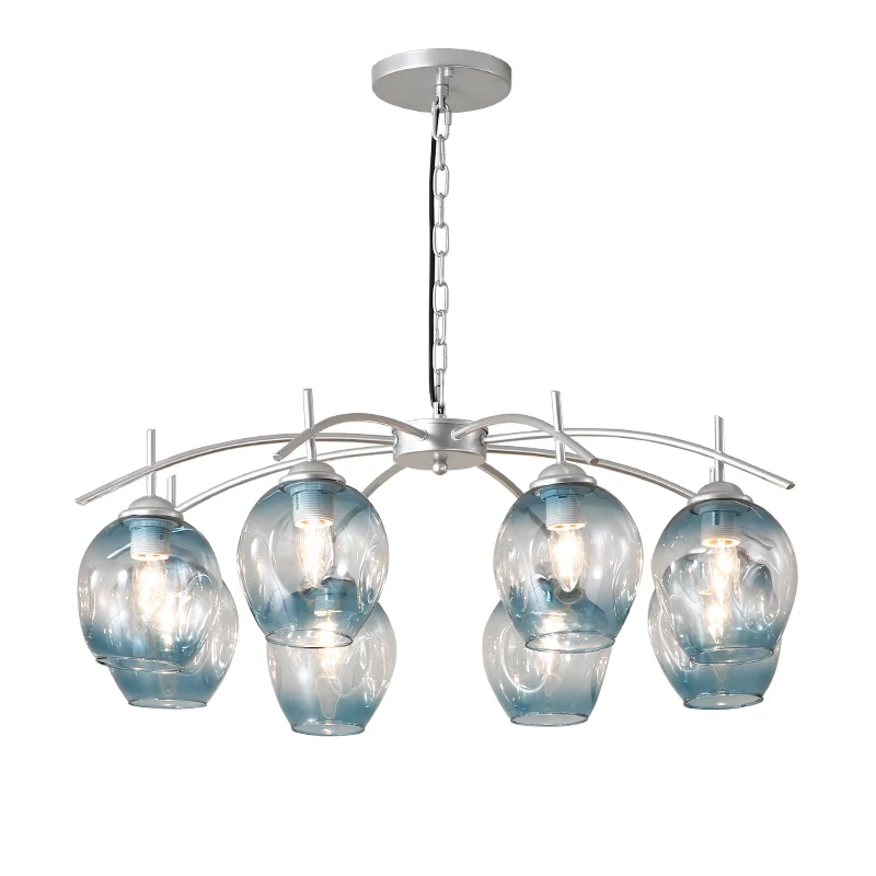 

Modern Creative Europe Glass Pendant Light Led E27 With 3 Colors For Bedroom/restaurant/living Room/kitchen/cafe/hotel/office