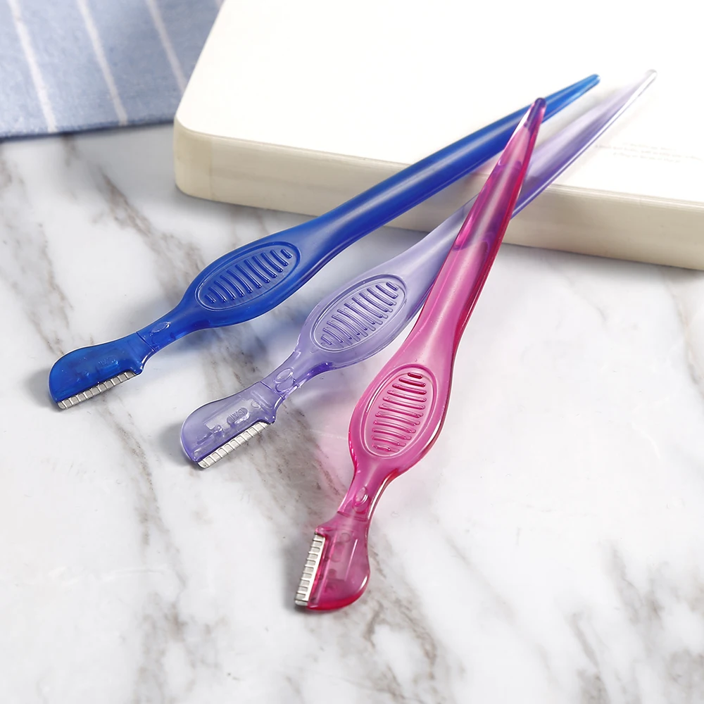 Бритва для бровей триммер бритва с прямой ручкой лезвие лица нож удаления волос