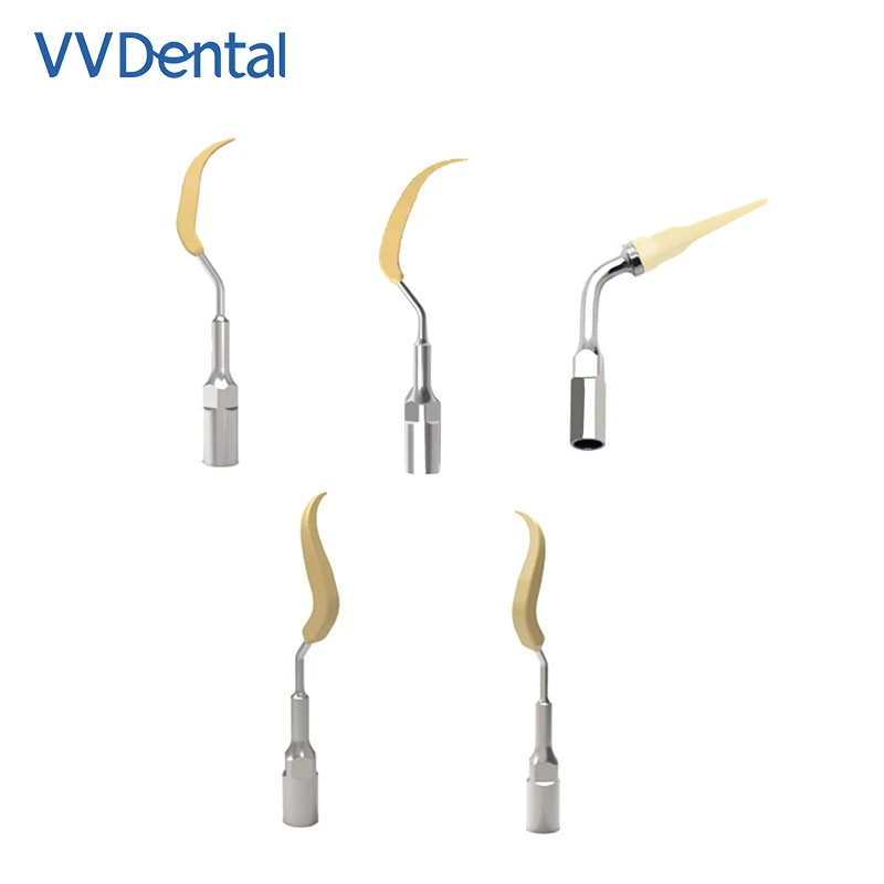 VVDental Ultrasonic Dental Scaler Tip For EMS WOODPECKER-UDS Handpiece For Cleaning Implant Ceramic Orthodontic Teeth Dentures