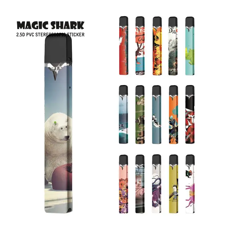 Чехол для вейпа Magic Shark 100% новый милый абстрактный чехол наклейка OVNS W01 Kit 058