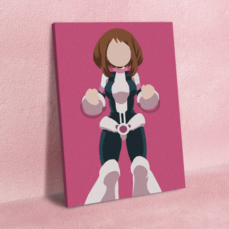 Художественный плакат Uravity Ochaco Uraraka Boku no Hero academic украшение на холсте печать для
