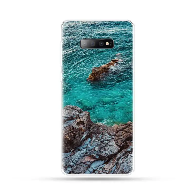 

sea Waves Choppy ocean coque cover Phone Case For Samsung Galaxy S5 S7 S8 S9 S10 S10e S20 edge plus lite