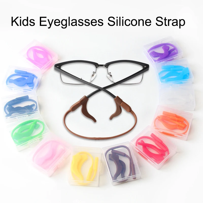 1 комплект детские силиконовые очки ремешок крючки для ушей шнурок очков на