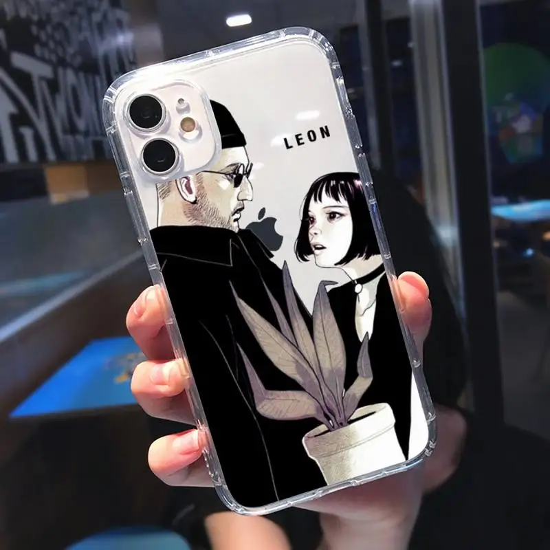 

Leon Matilda Natalie Portman Movie Phone Case Transparent for iPhone 11 12 mini pro XS MAX 8 7 6 6S Plus X 5S SE 2020 XR