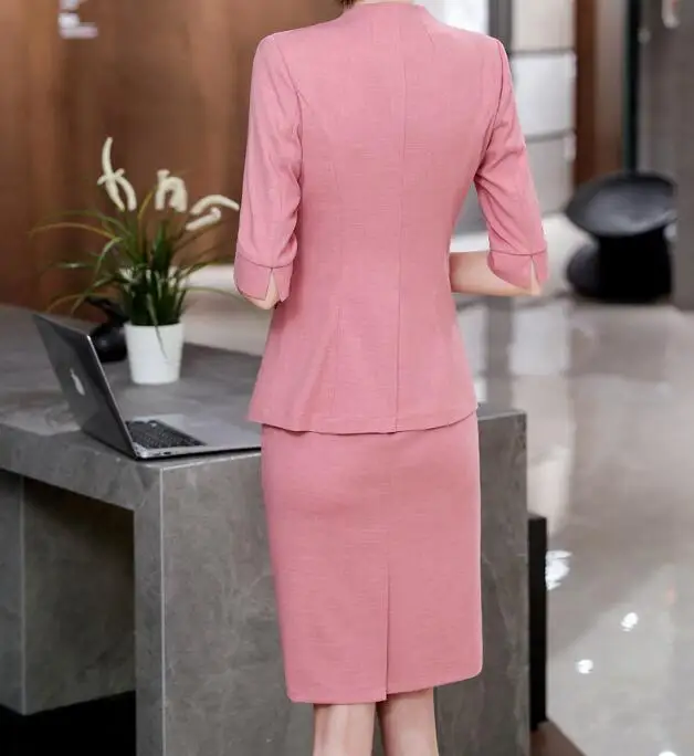 Юбочные костюмы для женщин женские офисные рабочая одежда деловые туфли