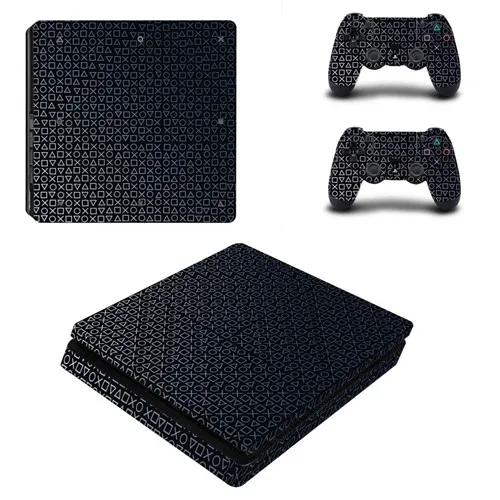 P4SQB0369 Синяя Ограниченная серия PS4 тонкая кожа Наклейка для playstation 4 консоли и контроллера PS4 Slim Skins - Цвет: P4SQB0369