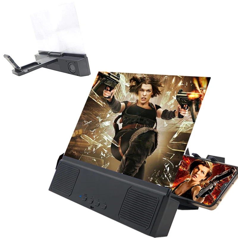 Универсальный 12 дюймов мобильный телефон Экран Кронштейн усилителя Bluetooth