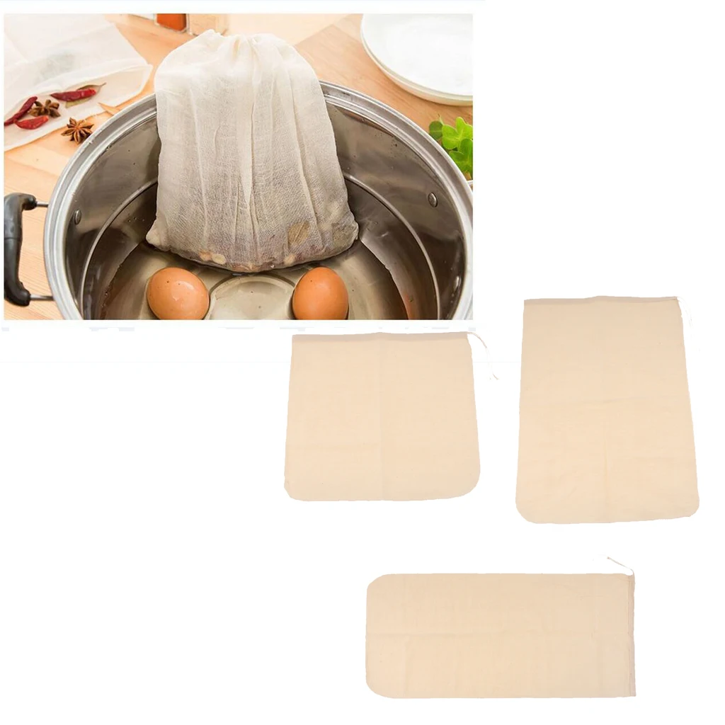 

Milk Fine Cotton Strainer Bag Cheesecloth Juices Cheese Filter Mesh Cloth