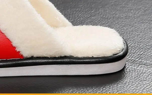 Зимние ботинки из искусственной кожи на толстой подошве для влюбленных | Обувь