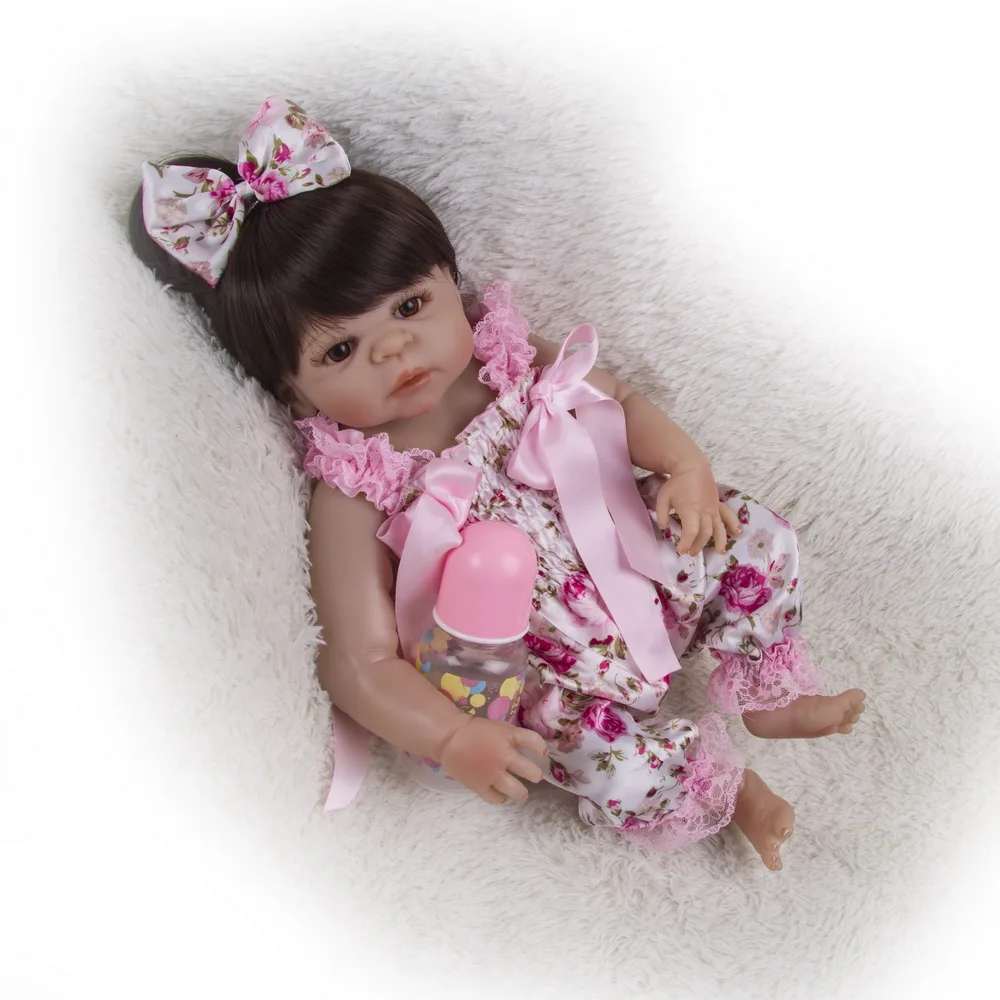 Реалистичная силиконовая кукла Reborn Baby 22 дюйма|Игровые фигурки и трансформеры| |
