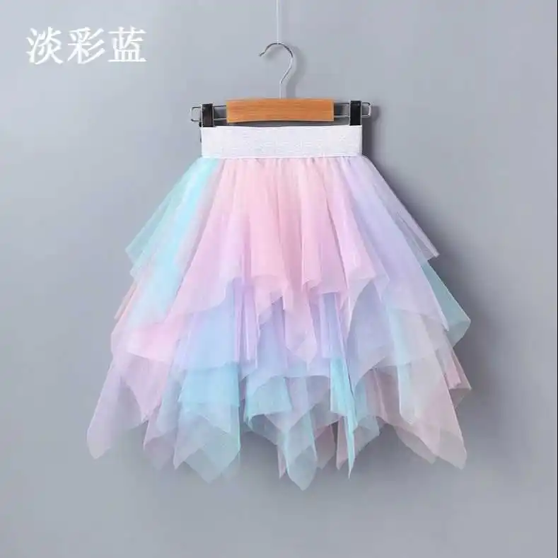 

VIDMID Girl Skirts Tutus Children's Clothes Bottomst Girls Tutu Skirts Puff Princess Dance Skirt Mother And Child Skirt P158