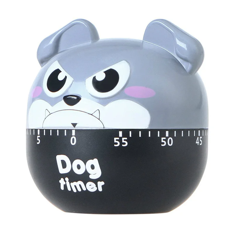 

newKitchen timer mechanical clockwork alarm clock alarm clock creative cartoon dog electronic clock room decor room kitchen tool