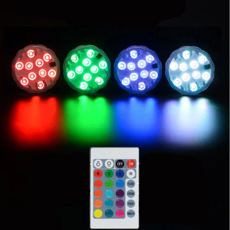 10 светодиодов RGB кальян светильник для кальяна аксессуары с пультом