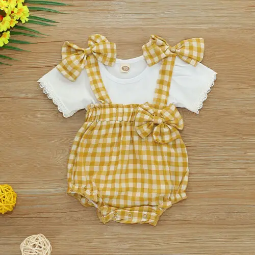 Модная футболка с оборками и бантом для новорожденных маленьких девочек топы +