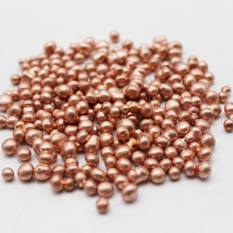 

high purity 100g 500g 100g Copper Nugget Cu metal pellets beads DIY lab metal material customize service wholesale price