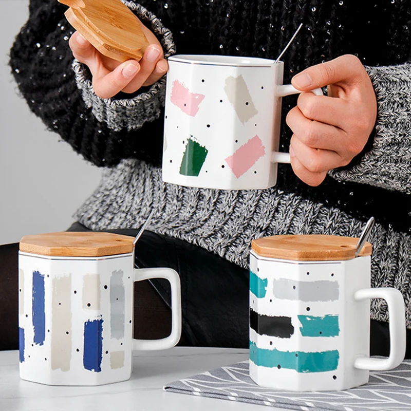 

European-Style Tableware Set High-End China Household Cup and Mug Luxury Phnom Penh Gift Porcelain Mug