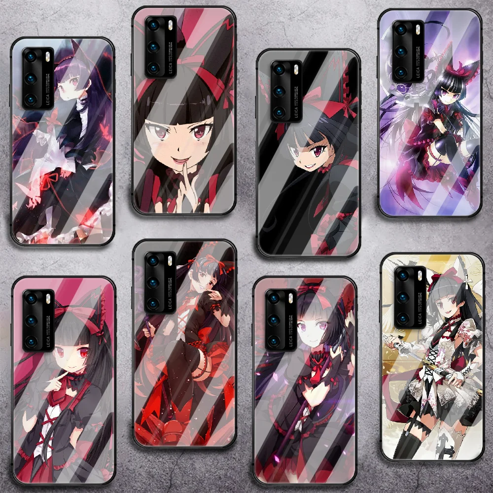 

Rory Mercury Tempered Glass Phone Case Cover For Huawei Honor Mate P 8 9 10 20 30 40 A X I Pro Lite Smart 2019 Black Etui Phone