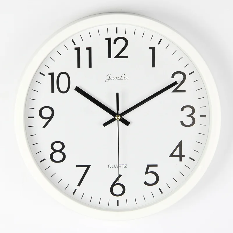 Немой Nordic Настенные Часы Простой Кухня белый механизм настенных часов Спальня