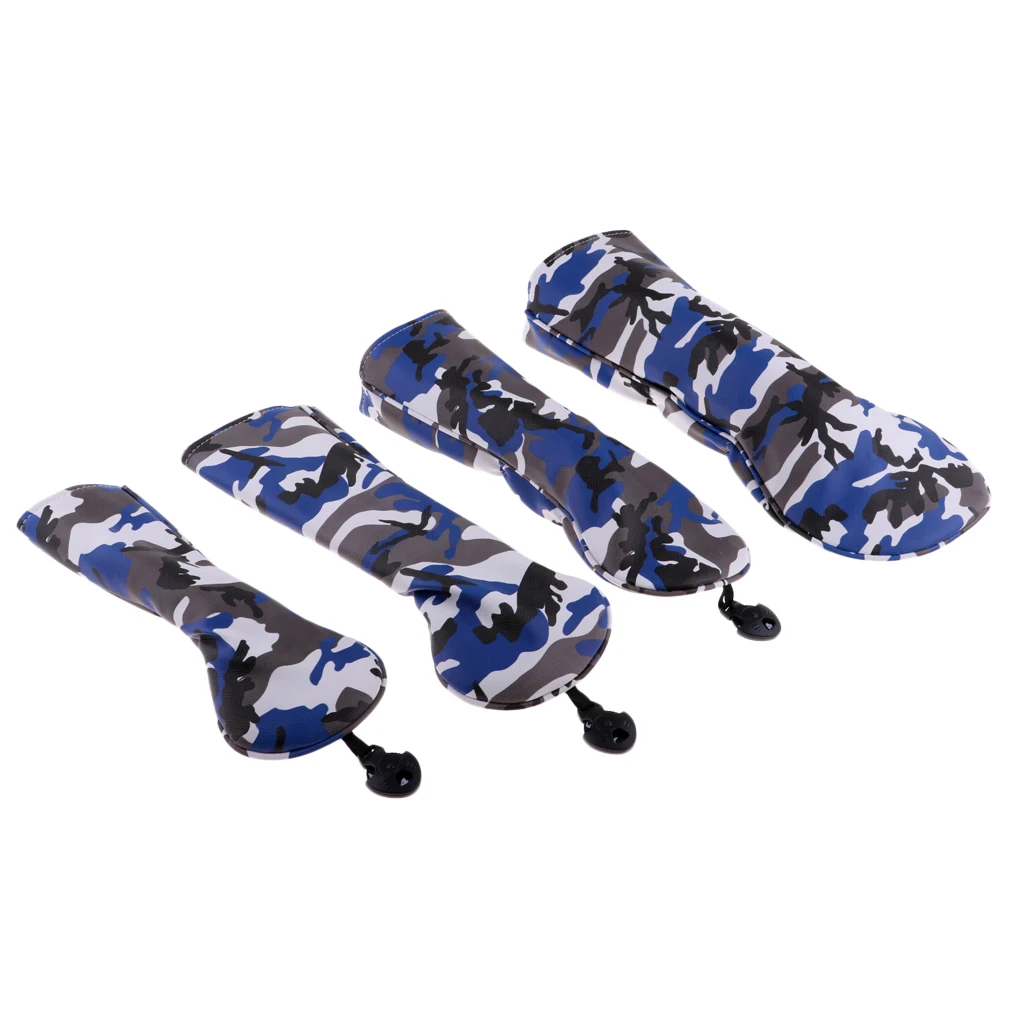 4 шт./компл. чехол на голову для клюшек гольф клуба водителя Fairway Hybrid 135 UT