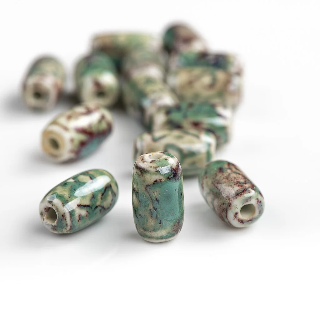 20 #10 шт. керамические бусины в форме бочонка стиле ретро | Украшения и аксессуары