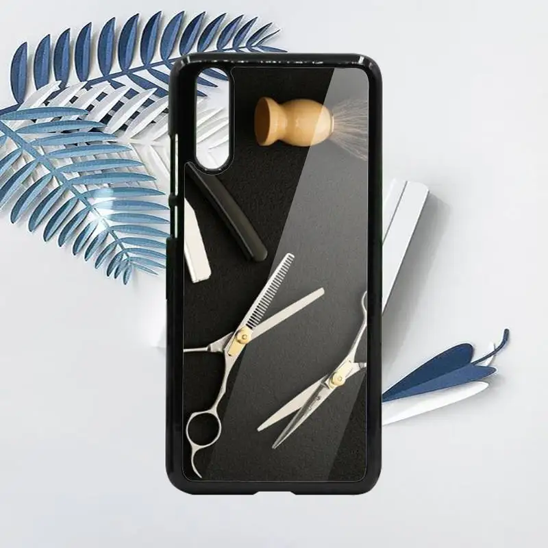 

Hair Stylist Scissors Brush Phone Case For Samsung galaxy S note 8 9 20 10 e lite2019 plus pro ultra Hard PC