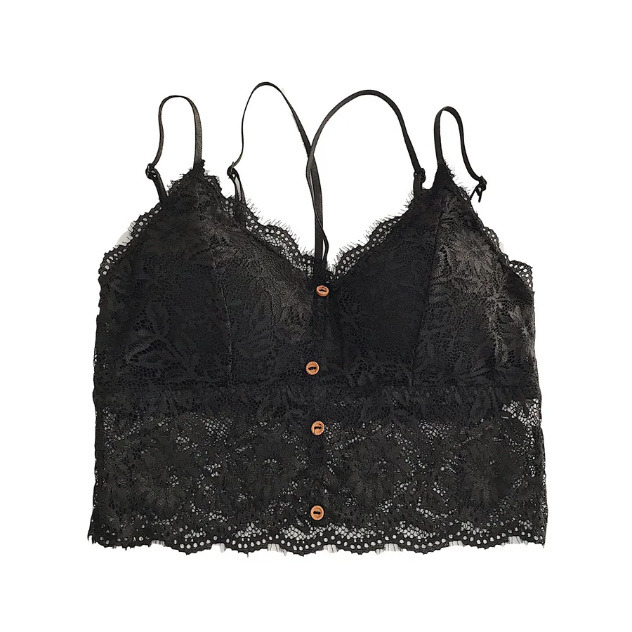 

Push Up Sexy Lace Tube Top Bralette Bandeau Underwear Bra Adjusted StrapsBrassiere Ropa interior sujetador Sous vetements femmes