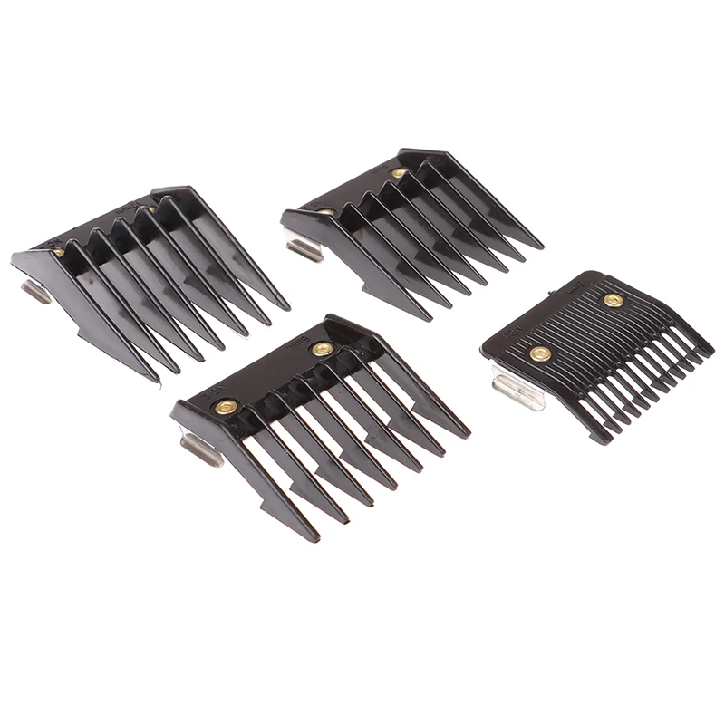 

4Pcs Universal Cut Clipper Limit Comb Guide Attachment Size Barber Replacement
