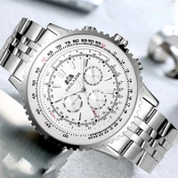 2022 new men watches global multiple time zone classic waterproof mechanical watch professional moon automatic steel aaa clocks