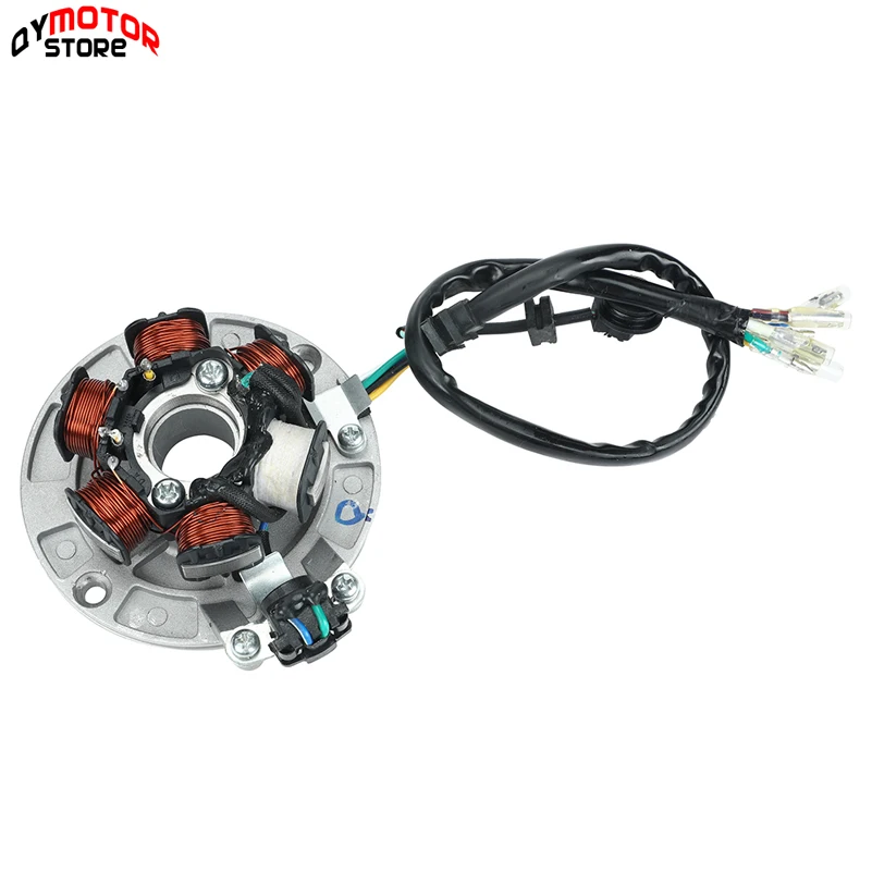 Двигатель LF140 6 катушек статор зажигания для Lifan 140 140cc 1P55FMJ горизонтальные