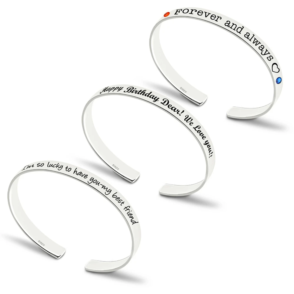 

Uonney оптовая продажа; Горячая распродажа; Ювелирный завод персонализированный браслет с гравировкой с месяцу рождения подарки с гравировко...