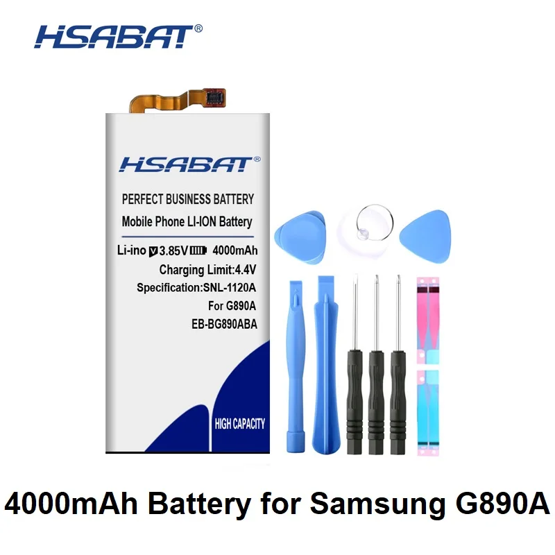 HSABAT 4000 мА/ч, EB-BG890ABA Батарея для samsung Galaxy S6 активный G890A G870A Galaxy S6 активный LTE-A, SM-G890, SM-G890A