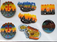 qiqipp malta travel souvenir fridge magnets world scenic spots magnetic stickers