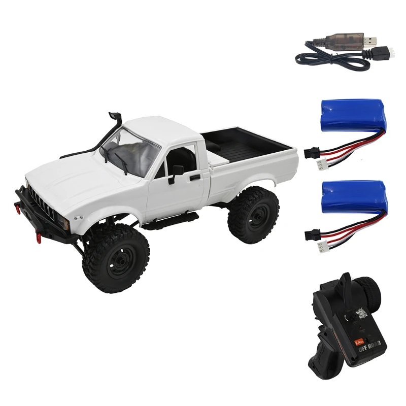 

WPL C24 DIY Rock Crawler RC Off-Road Car Mini RC Pickup Truck Powerful Suspension 4 Wheel Drive Truck Car Assembled KIT