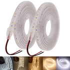 SMD2835 Светодиодные ленты светильник 12V 24V гибкие светодиодные ленты 120 светодиодовm IP67 Водонепроницаемый в полоску Строка белыйестественный белый 4000 ктеплый белый