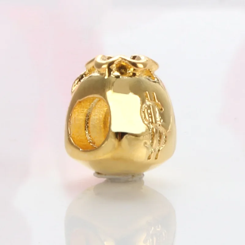 

DoDoFly Hot Sale 925 Sterling Silver Money bag beads Fit Original Bracelet Women Jewelry Making Gift
