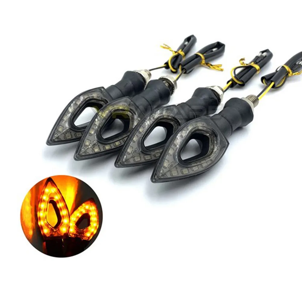 

4 шт., 12 светодиодов, поворотники для мотоцикла