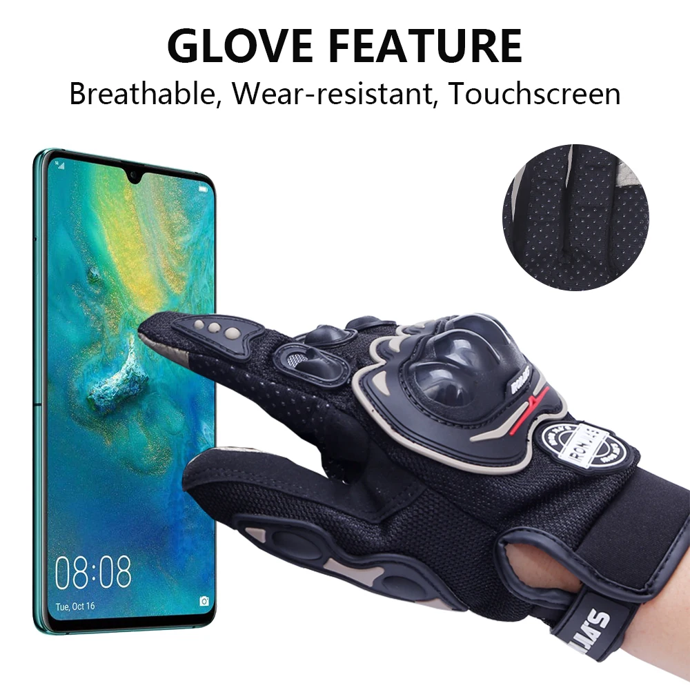 Гоночный мотоцикл перчатки сенсорный экран дышащий носимых guantes luvas alpine
