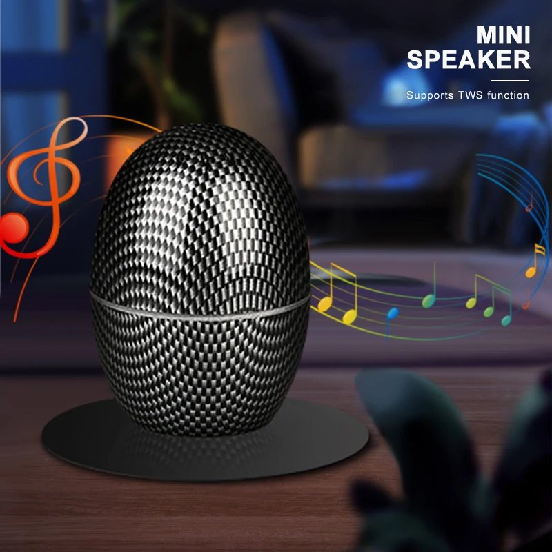 VTIN портативный Bluetooth динамик TWS сабвуфер 3D стерео звук IPX7 водонепроницаемый динамик с карабином Зарядная база caixa de som