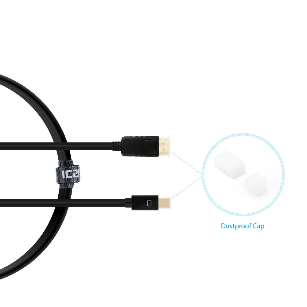 Кабель Thunderbolt Mini DisplayPort кабель DP 1 8 м для ноутбуков проекторов Macbook|Кабели VGA| |