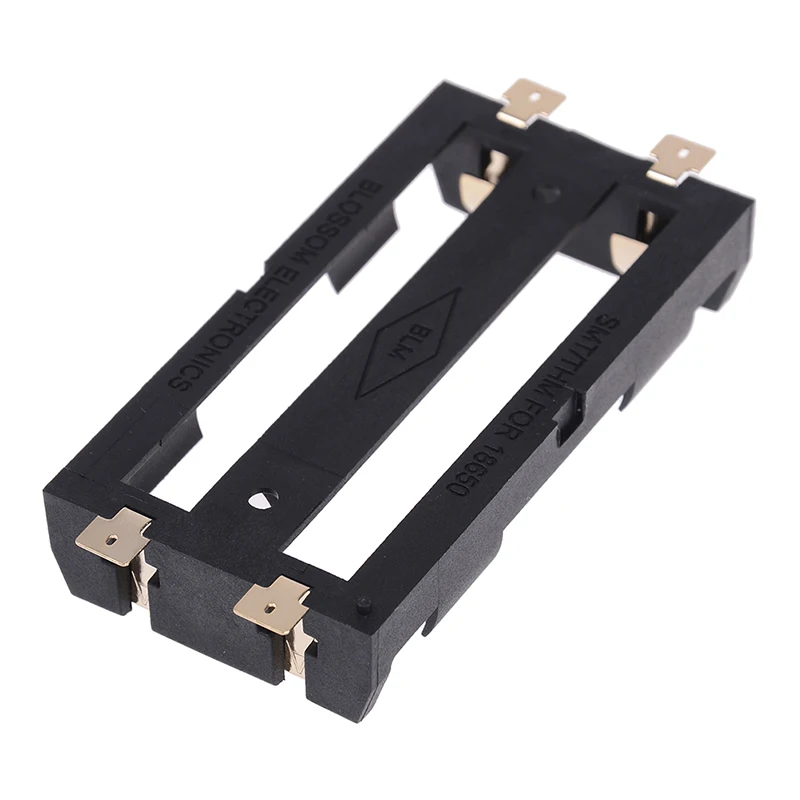 2X18650 батарея держатель SMD SMT высокое качество коробка с бронзовые значки TBH-18650-2C-SMT
